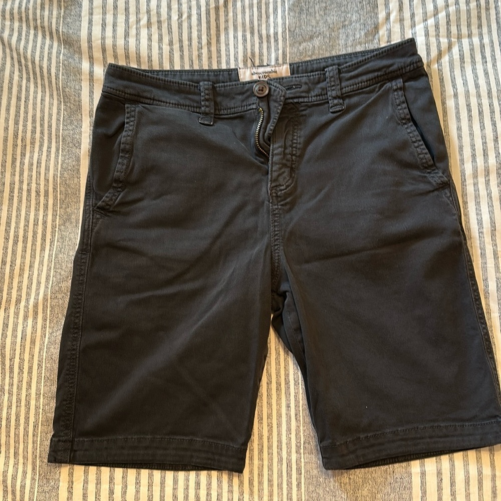 Abercrombie kids navy chino shorts size 16
